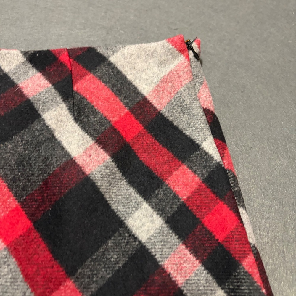 Chadwicks Wool Blend Red Plaid Tartan Fall Black Core Academic Holiday Preppy - Picture 4 of 9